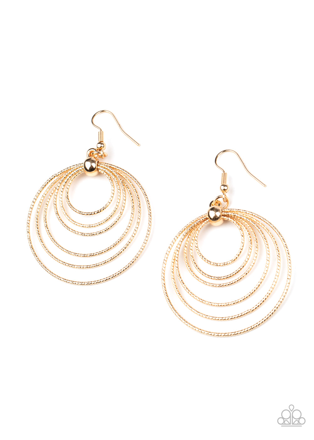 Elliptical Elegance - Gold freeshipping - Sassy Sparkles $5 Jewelry