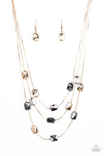 Load image into Gallery viewer, Paparazzi Downtown Reflections - Gold - VENDOR _NAME - Sassy Sparkles $5 Jewelry
