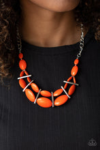 Load image into Gallery viewer, Paparazzi Law of the Jungle - Orange - VENDOR _NAME - Sassy Sparkles $5 Jewelry
