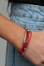 Load image into Gallery viewer, Magnetically Modern - Red freeshipping - Sassy Sparkles $5 Jewelry
