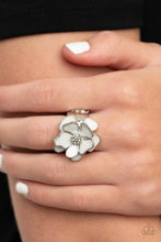 Load image into Gallery viewer, Paparazzi Hibiscus Holiday - White - VENDOR _NAME - Sassy Sparkles $5 Jewelry
