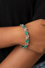Load image into Gallery viewer, Paparazzi Ethereally Entangled - Green - VENDOR _NAME - Sassy Sparkles $5 Jewelry
