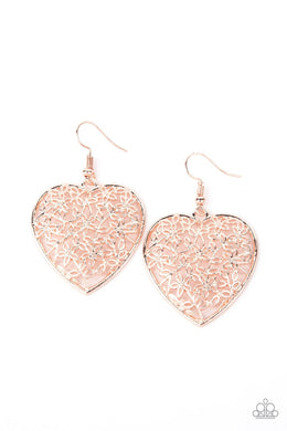 Paparazzi Let Your Heart Grow - Rose Gold - VENDOR _NAME - Sassy Sparkles $5 Jewelry