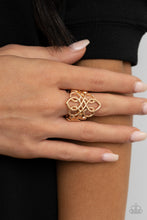 Load image into Gallery viewer, Regal Roundabout - Gold freeshipping - Sassy Sparkles $5 Jewelry
