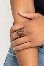Load image into Gallery viewer, Paparazzi Regal Roundabout - Copper - VENDOR _NAME - Sassy Sparkles $5 Jewelry
