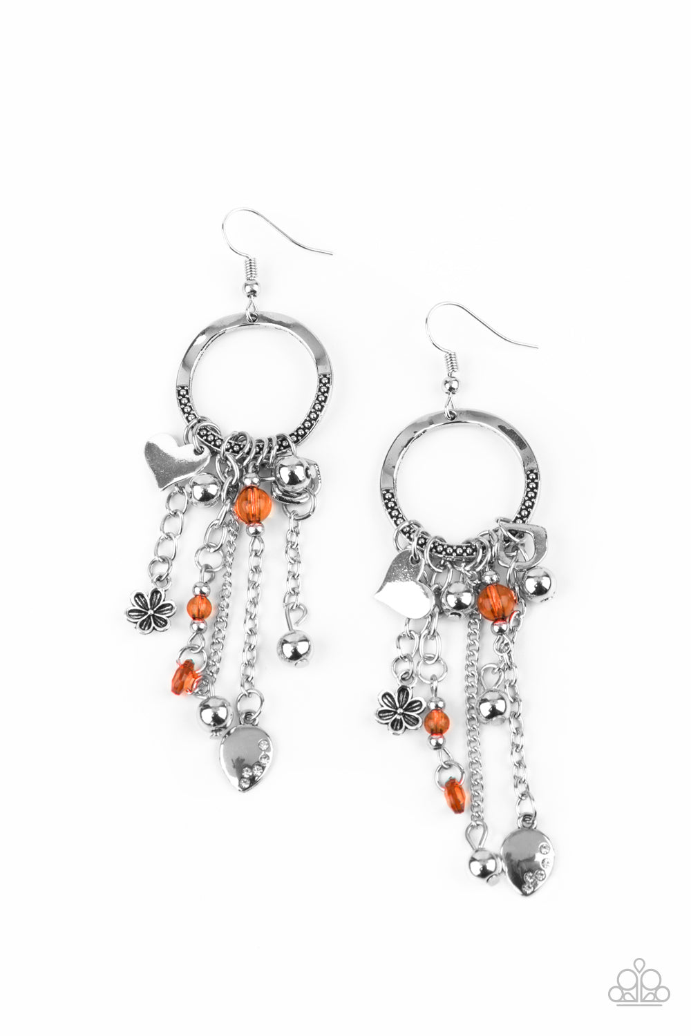 Charm School - Orange - VENDOR _NAME - Sassy Sparkles $5 Jewelry