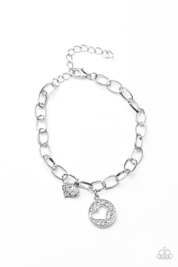 Paparazzi Move Over Matchmaker - White - VENDOR _NAME - Sassy Sparkles $5 Jewelry