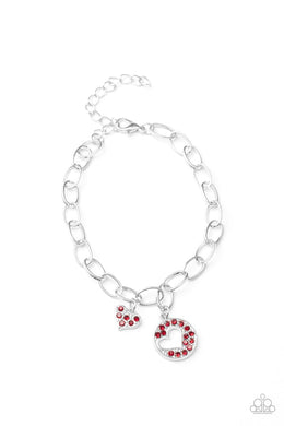 Paparazzi Move Over Matchmaker - Red - VENDOR _NAME - Sassy Sparkles $5 Jewelry