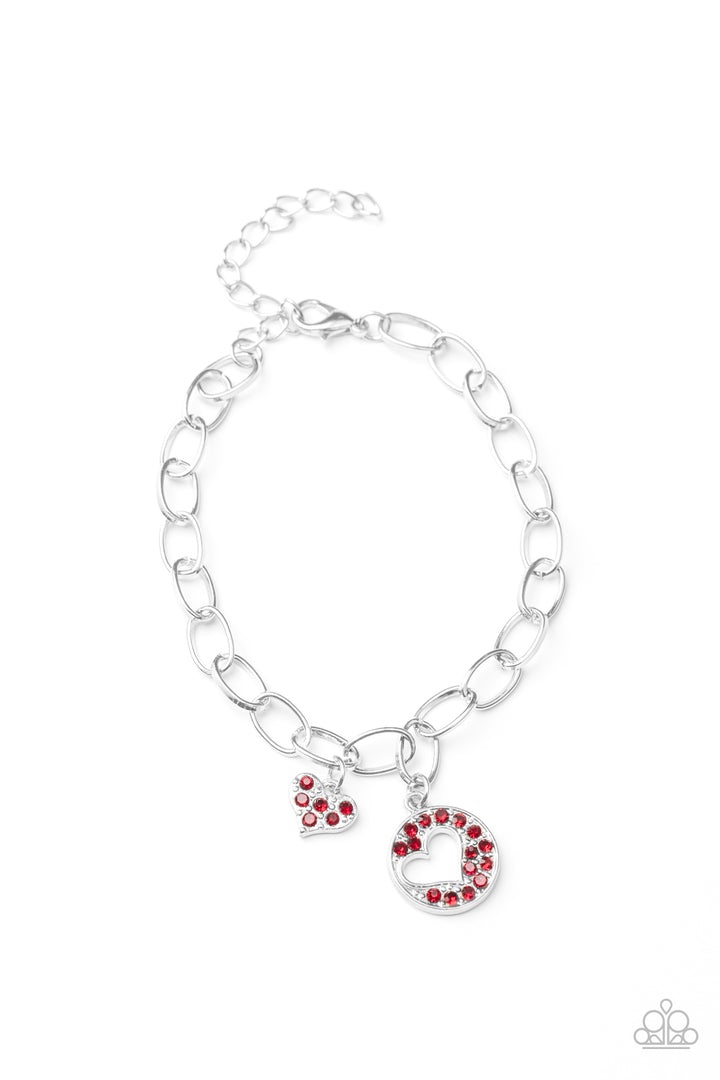 Paparazzi Move Over Matchmaker - Red - VENDOR _NAME - Sassy Sparkles $5 Jewelry