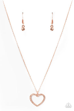 Glow By Heart - Copper - VENDOR _NAME - Sassy Sparkles $5 Jewelry