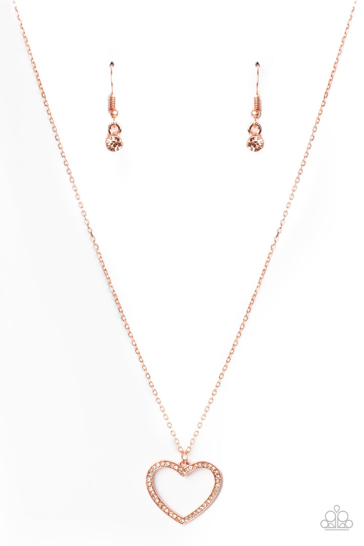 Glow By Heart - Copper - VENDOR _NAME - Sassy Sparkles $5 Jewelry