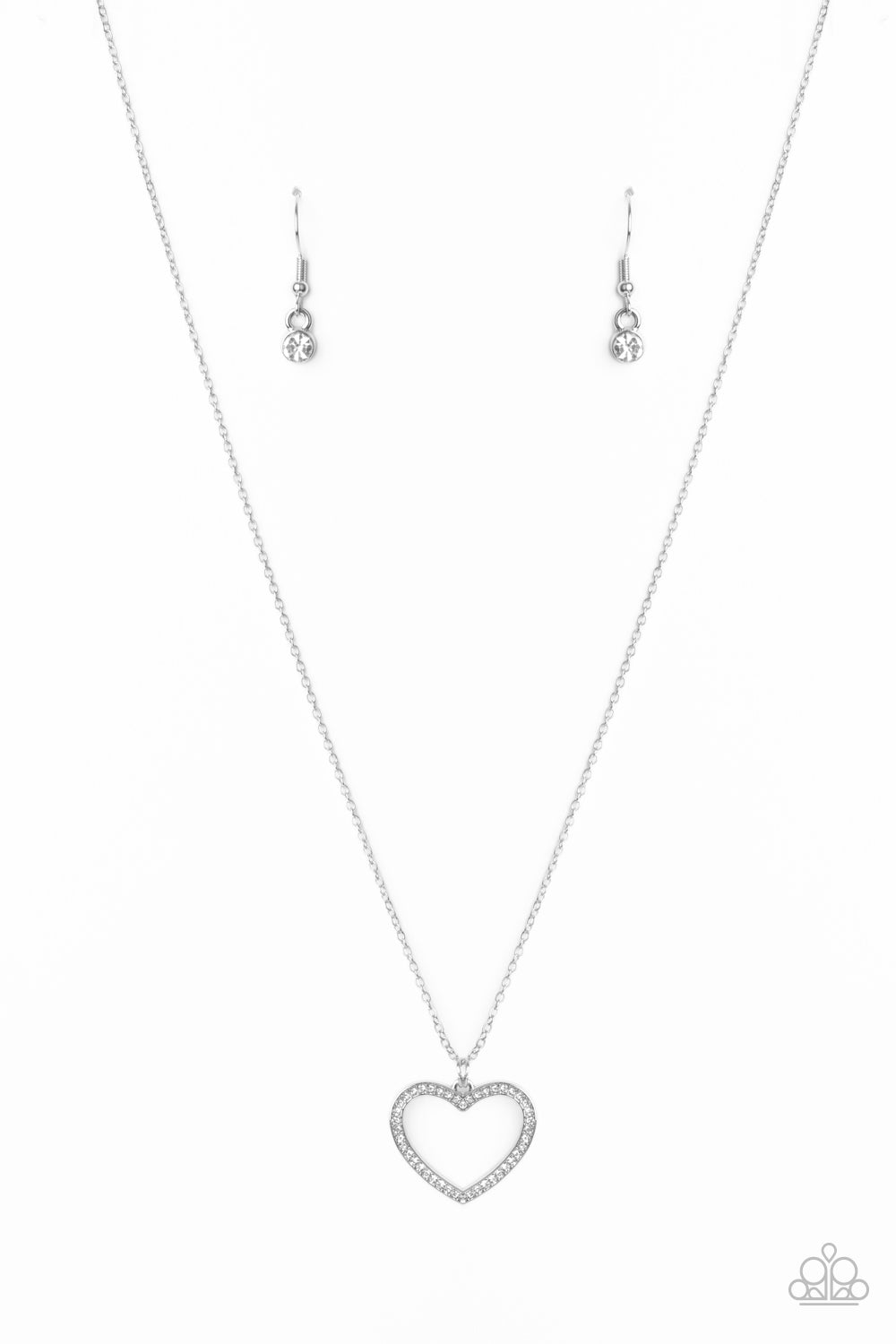GLOW by Heart - White freeshipping - Sassy Sparkles $5 Jewelry