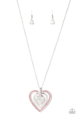 Paparazzi Bless Your Heart - Pink - VENDOR _NAME - Sassy Sparkles $5 Jewelry