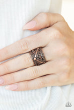 Load image into Gallery viewer, Paparazzi Primal Patterns - Copper - VENDOR _NAME - Sassy Sparkles $5 Jewelry
