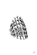 Load image into Gallery viewer, Paparazzi Paparazzi Fiercely Flashy - Silver - VENDOR _NAME - Sassy Sparkles $5 Jewelry
