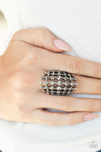 Load image into Gallery viewer, Paparazzi Paparazzi Fiercely Flashy - Silver - VENDOR _NAME - Sassy Sparkles $5 Jewelry
