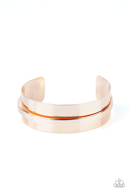 Paparazzi A Haute Number - Rose Gold - VENDOR _NAME - Sassy Sparkles $5 Jewelry