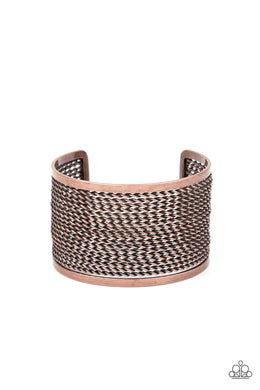 Paparazzi Stacked Sensation - Copper - VENDOR _NAME - Sassy Sparkles $5 Jewelry