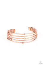 Load image into Gallery viewer, Paparazzi Face The Metallic Music - Copper - VENDOR _NAME - Sassy Sparkles $5 Jewelry
