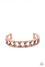 Load image into Gallery viewer, Paparazzi In Over Your Metalhead - Copper - VENDOR _NAME - Sassy Sparkles $5 Jewelry

