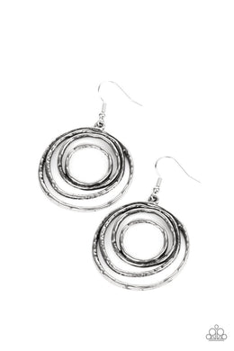 Spiraling Out Of Control - Silver - VENDOR _NAME - Sassy Sparkles $5 Jewelry