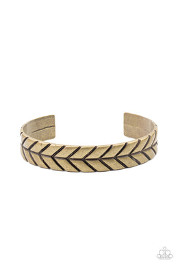 Paparazzi Ancient Archer - Brass - VENDOR _NAME - Sassy Sparkles $5 Jewelry