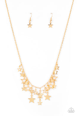 Stellar Stardom - Gold freeshipping - Sassy Sparkles $5 Jewelry