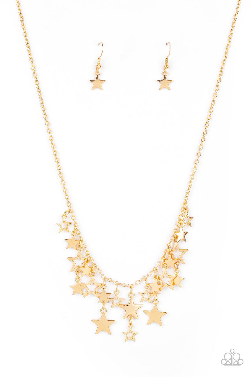 Stellar Stardom - Gold freeshipping - Sassy Sparkles $5 Jewelry