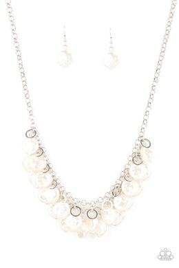 Paparazzi Beachfront and Center - Silver - VENDOR _NAME - Sassy Sparkles $5 Jewelry