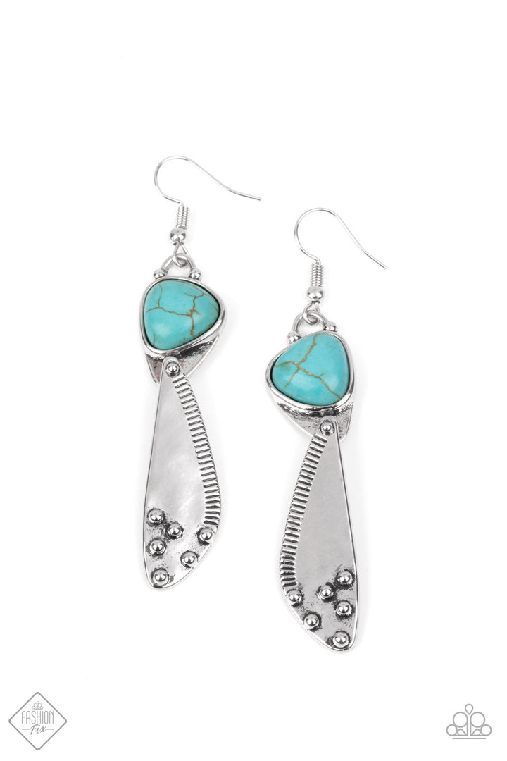 Paparazzi Going - Green Goddess - Blue - Fashion Fix March 2021