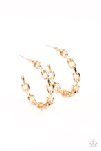 Load image into Gallery viewer, Paparazzi Stronger Together - Gold - VENDOR _NAME - Sassy Sparkles $5 Jewelry
