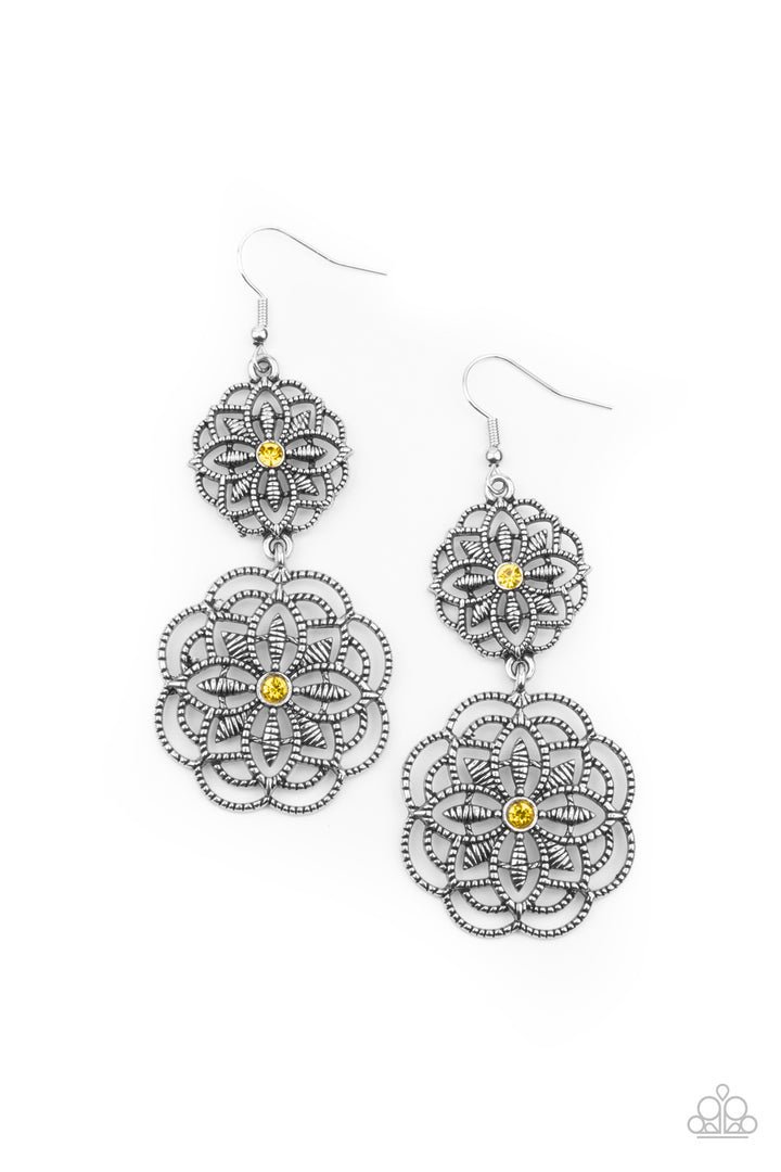 Paparazzi Mandala Mecca - Yellow - VENDOR _NAME - Sassy Sparkles $5 Jewelry