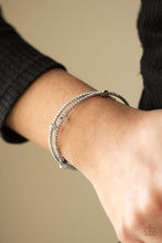 Load image into Gallery viewer, Paparazzi Let Freedom Bling - Silver - VENDOR _NAME - Sassy Sparkles $5 Jewelry
