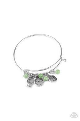 Paparazzi Growing Strong - Green - VENDOR _NAME - Sassy Sparkles $5 Jewelry
