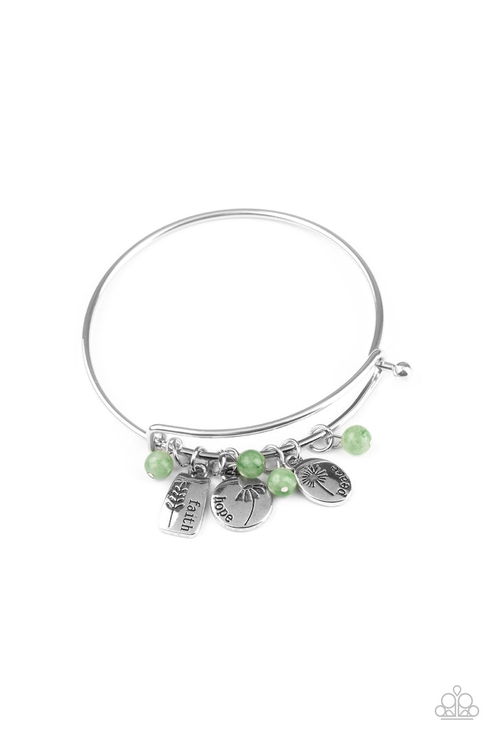 Paparazzi Growing Strong - Green - VENDOR _NAME - Sassy Sparkles $5 Jewelry