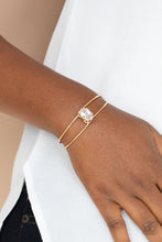 Load image into Gallery viewer, Paparazzi Glow No Mercy - Gold - VENDOR _NAME - Sassy Sparkles $5 Jewelry
