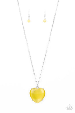 Paparazzi Warmhearted Glow - Yellow - VENDOR _NAME - Sassy Sparkles $5 Jewelry