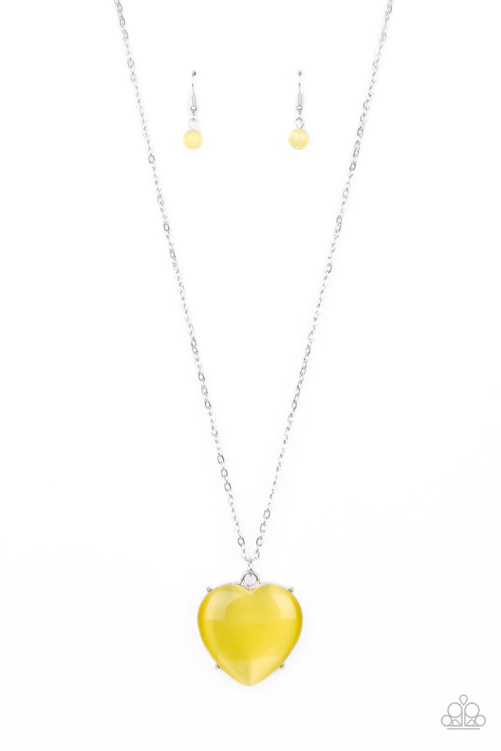 Paparazzi Warmhearted Glow - Yellow - VENDOR _NAME - Sassy Sparkles $5 Jewelry