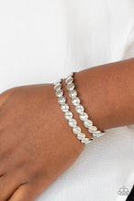 Load image into Gallery viewer, Paparazzi On The Spot Shimmer - Silver - VENDOR _NAME - Sassy Sparkles $5 Jewelry
