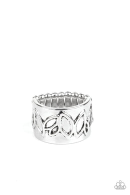 Paparazzi When You Leaf Expect It - Silver - VENDOR _NAME - Sassy Sparkles $5 Jewelry