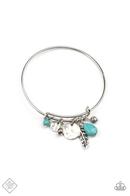 Paparazzi Root and Ranch - Blue - VENDOR _NAME - Sassy Sparkles $5 Jewelry