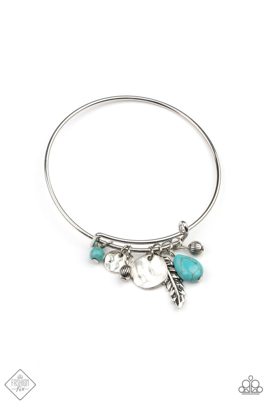 Paparazzi Root and Ranch - Blue - VENDOR _NAME - Sassy Sparkles $5 Jewelry
