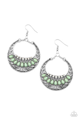 Crescent Couture - Green - VENDOR _NAME - Sassy Sparkles $5 Jewelry