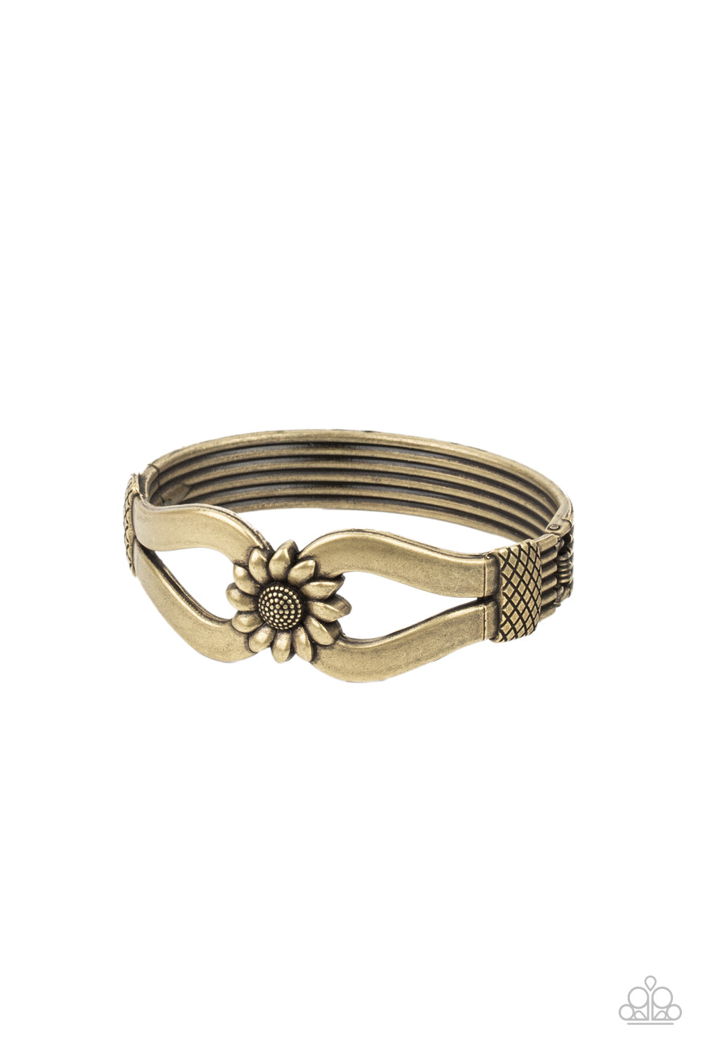 Let A Hundred Sunflowers Bloom - Brass - VENDOR _NAME - Sassy Sparkles $5 Jewelry