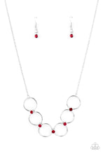 Load image into Gallery viewer, Paparazzi Regal Society - Red - VENDOR _NAME - Sassy Sparkles $5 Jewelry
