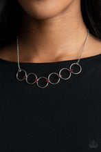 Load image into Gallery viewer, Paparazzi Regal Society - Red - VENDOR _NAME - Sassy Sparkles $5 Jewelry
