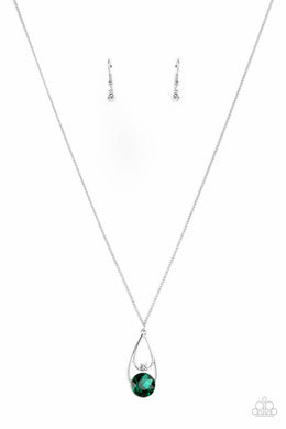 Paparazzi Gala Gleam - Green - VENDOR _NAME - Sassy Sparkles $5 Jewelry