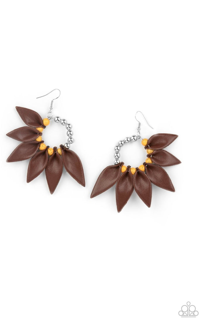 Paparazzi Flower Child Fever - Brown - VENDOR _NAME - Sassy Sparkles $5 Jewelry
