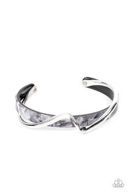Paparazzi Craveable Curves - Silver - VENDOR _NAME - Sassy Sparkles $5 Jewelry