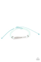 Load image into Gallery viewer, Paparazzi &quot;To Live, To Learn, To Love&quot; - Blue - VENDOR _NAME - Sassy Sparkles $5 Jewelry

